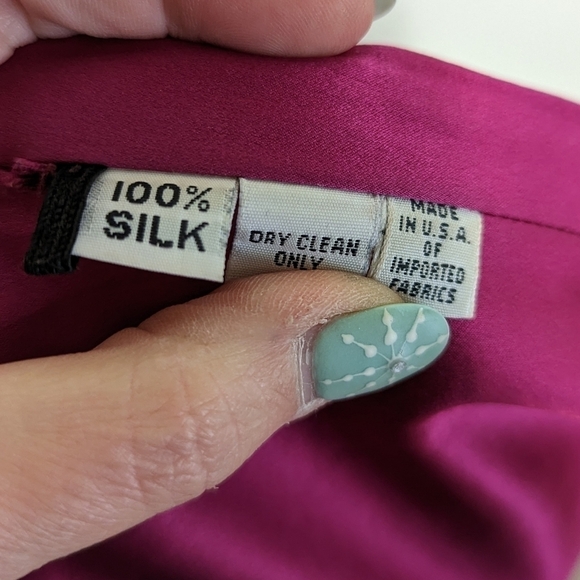 VINTAGE James Purcell Fuchsia Boucle Tweed Strapless Dress 10 Party Cocktail - Picture 9 of 15